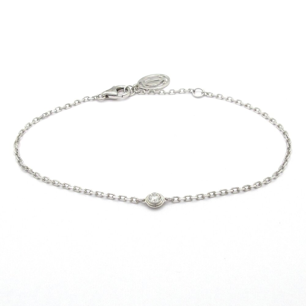 Cartier d'Amour Small Bracelet 18K White Gold Diamond